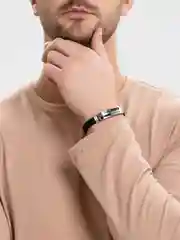 Аметистовый браслет мужской