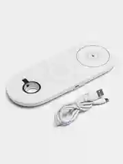Белый беспроводное зарядное устройство Fast Wireless Charger 5 в 1