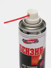Бензин высокой очистки RUNIS, аэрозоль с трубочкой, для зажигалок Zippo, 140 мл