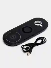 Черный беспроводное зарядное устройство Fast Wireless Charger 5 в 1