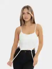 Белый топ женский майка