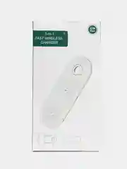 Черный беспроводная зарядка Wireless Fast Charger, 15W, 3 в 1