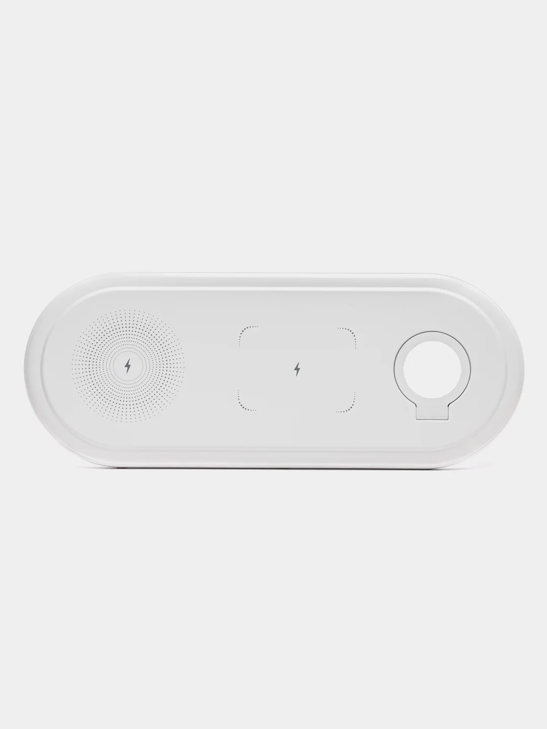 Белый беспроводная зарядка Wireless Fast Charger, 15W, 3 в 1