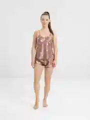 Бордовый женская пижама She