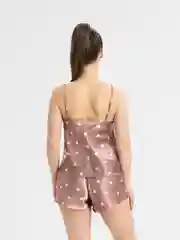 Бордовый женская пижама She