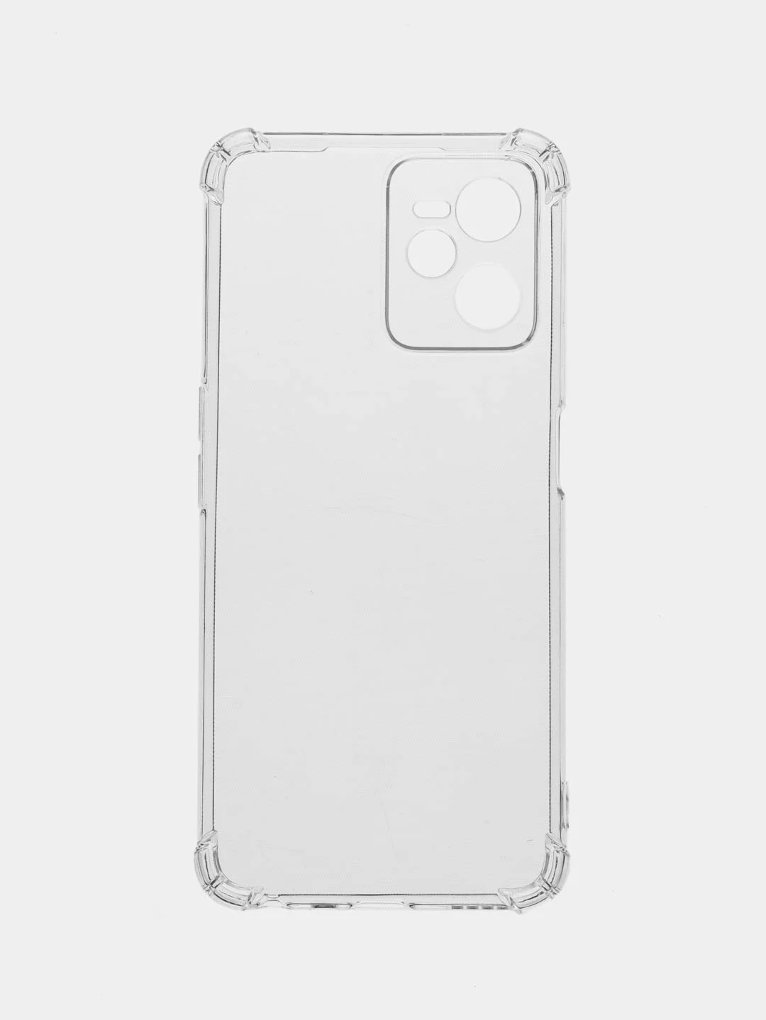 Прозрачный чехол Realme C35 (Реалми С35), прозрачный, силиконовый, противоударный