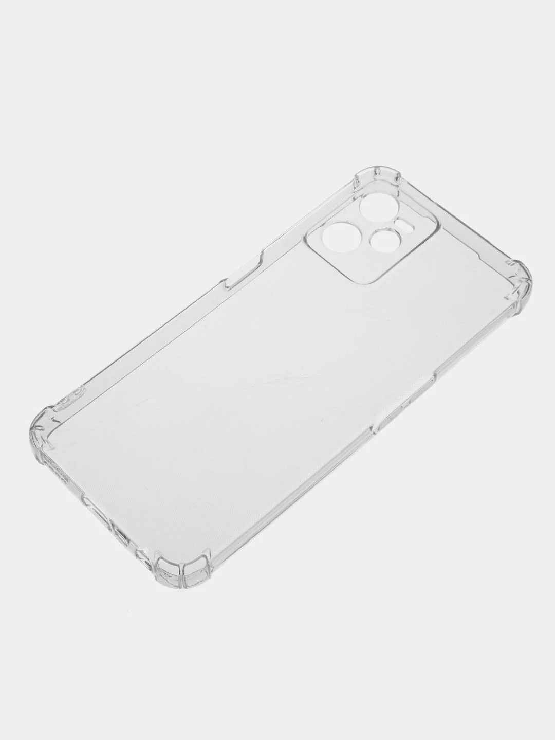 Прозрачный чехол Realme C35 (Реалми С35), прозрачный, силиконовый, противоударный