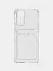 Прозрачный чехол Xiaomi Redmi Note 11 4G / Note 11s / Poco M4 Pro 4G (Ноут 11с) с карманом для карт
