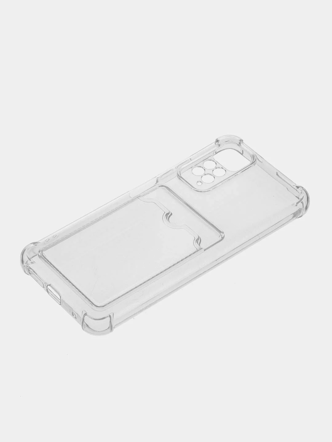 Прозрачный чехол Xiaomi Redmi Note 11 4G / Note 11s / Poco M4 Pro 4G (Ноут 11с) с карманом для карт