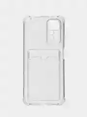 Прозрачный чехол Xiaomi Redmi Note 11 4G / Note 11s / Poco M4 Pro 4G (Ноут 11с) с карманом для карт