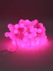 Розовый гирлянда "Матовые шарики", 10 м, 100 ламп, LED, 220В