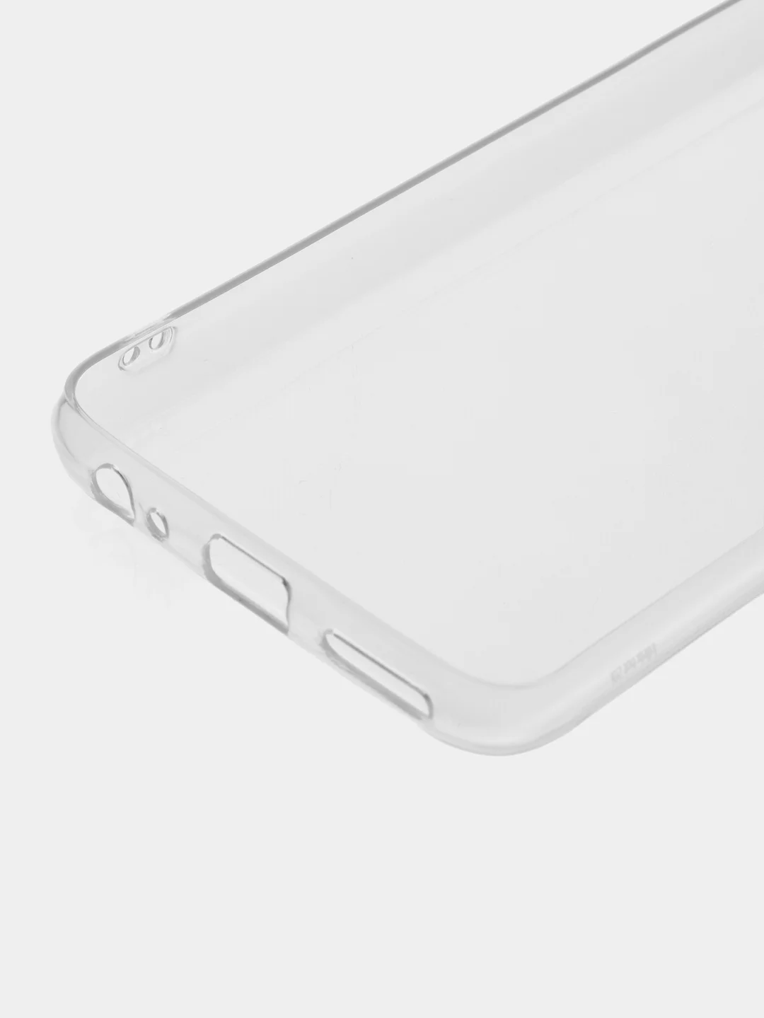 Прозрачный силиконовый чехол КАРТОФАН для Infinix Hot 20i с защитой камер и от прилипания