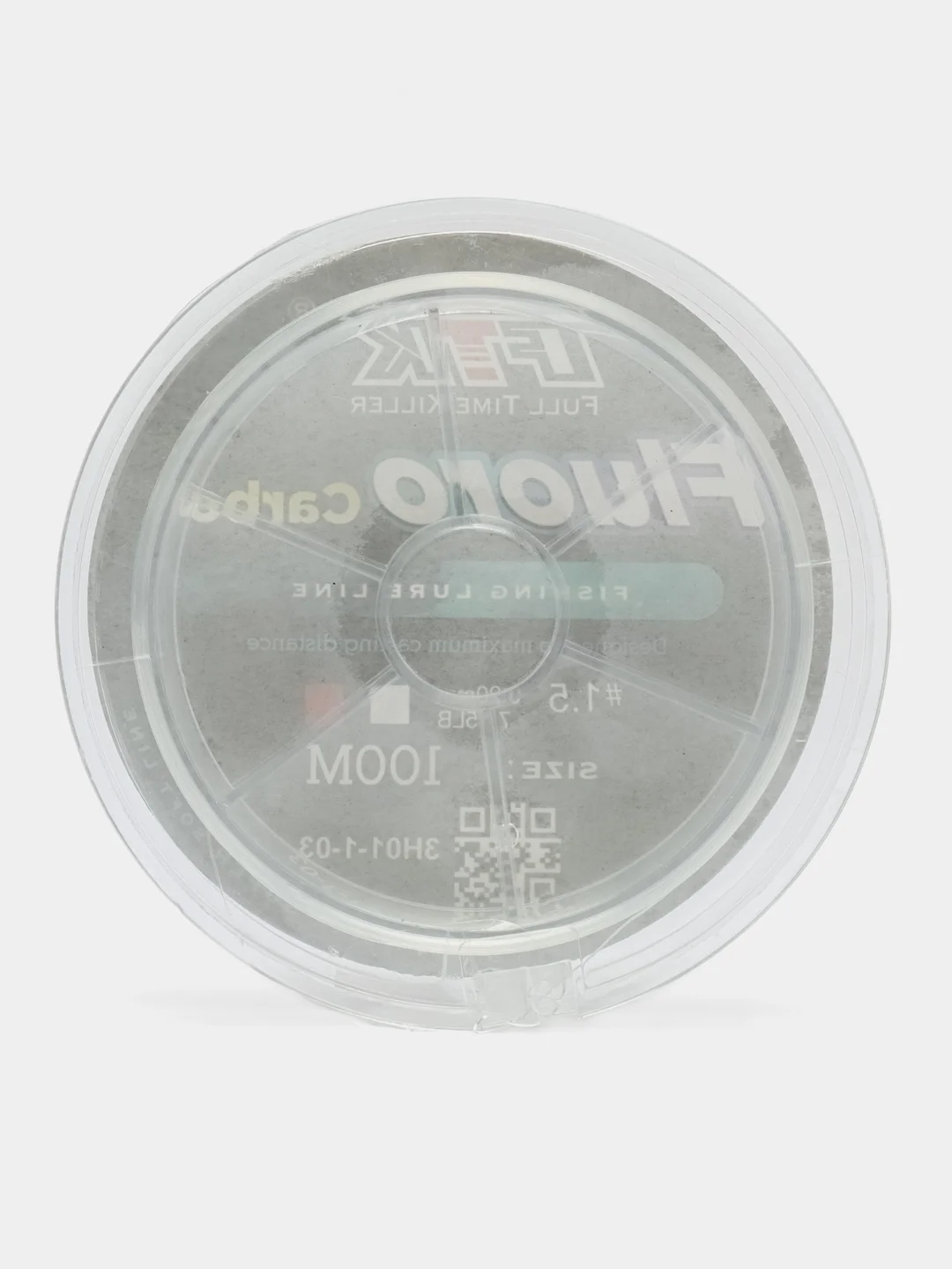 Белый леска рыболовная нейлоновая FluoroCarbon, 100 м