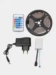Светодиодная лента RGB, с пультом, 16 цветов, 5 метров