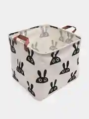 Тёмно-серый корзина складная с ручками для хранения белья и игрушек, 7 видов, 33 х 33 х 33 см