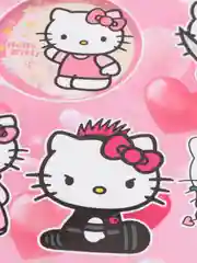 Наклейки Hello Kitty (Хелло Китти), А4