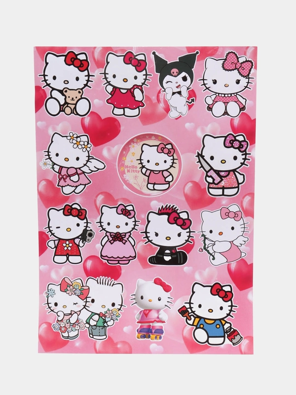 Наклейки Hello Kitty (Хелло Китти), А4