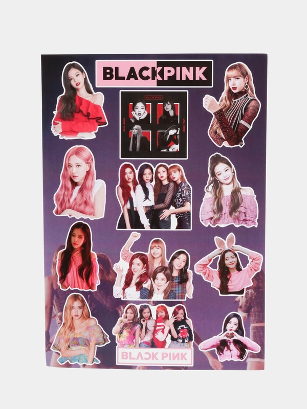 Наклейки "Блэк Пинк" (Black Pink), А4