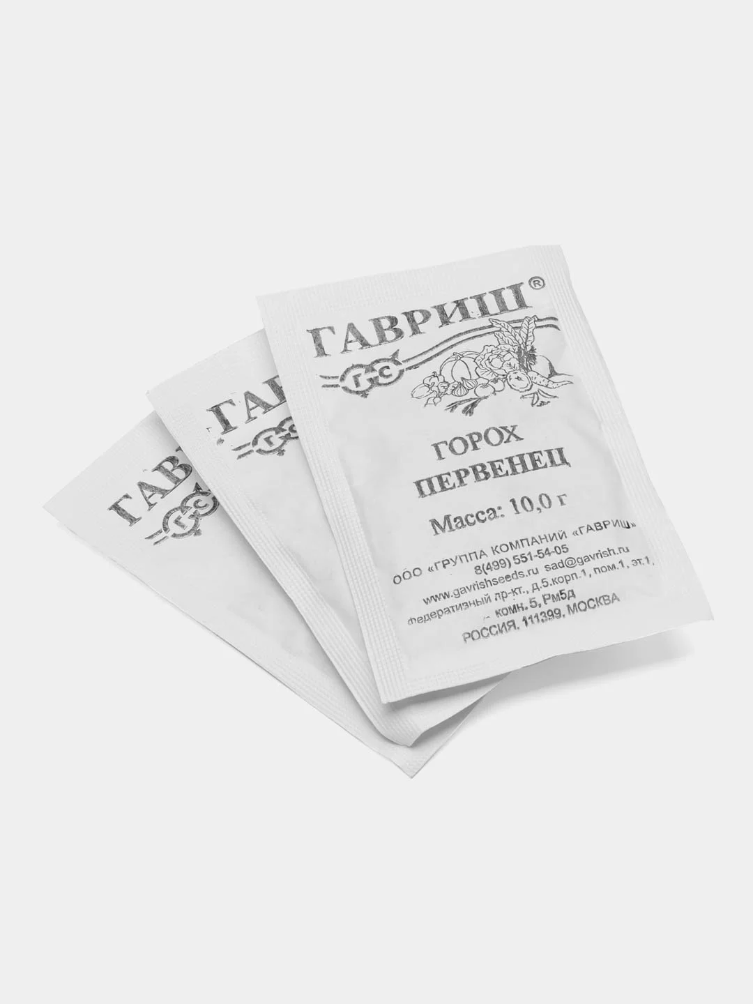 Горох сахарный Гавриш "Первенец", 10 г