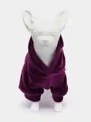 Фиолетовый велюровые комбинезоны для собак