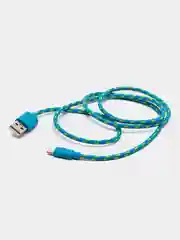 Голубой кабель для зарядки телефона micro USB, провод зарядный, шнур юсб быстрая зарядка