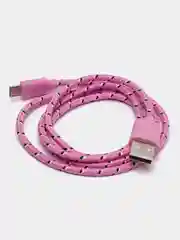 Розовый кабель для зарядки телефона micro USB, провод зарядный, шнур юсб быстрая зарядка