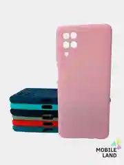 Чехол силиконовый на Samsung Galaxy A12 /М12 с защитой камеры