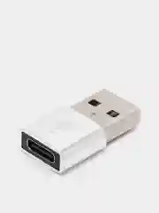 Серебряный переходник Type-C/USB