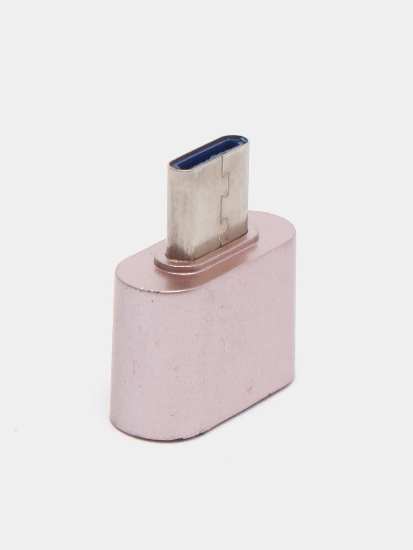 Розовый otg переходник TYPE-C на USB