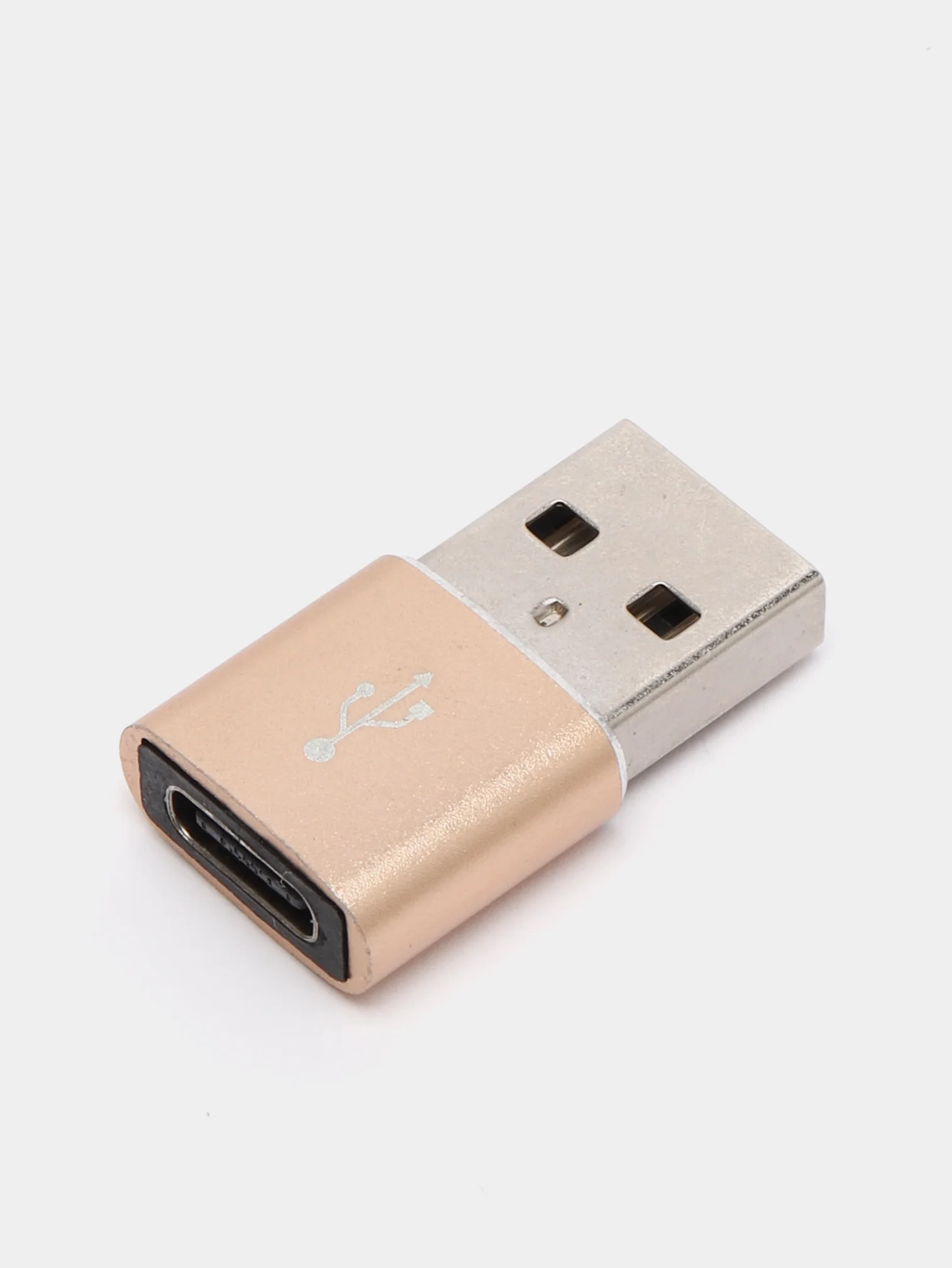 Золотой переходник Type-C/USB