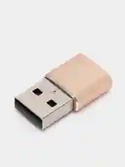 Золотой переходник Type-C/USB