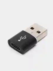 Черный переходник Type-C/USB