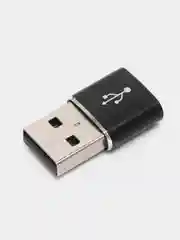 Черный переходник Type-C/USB