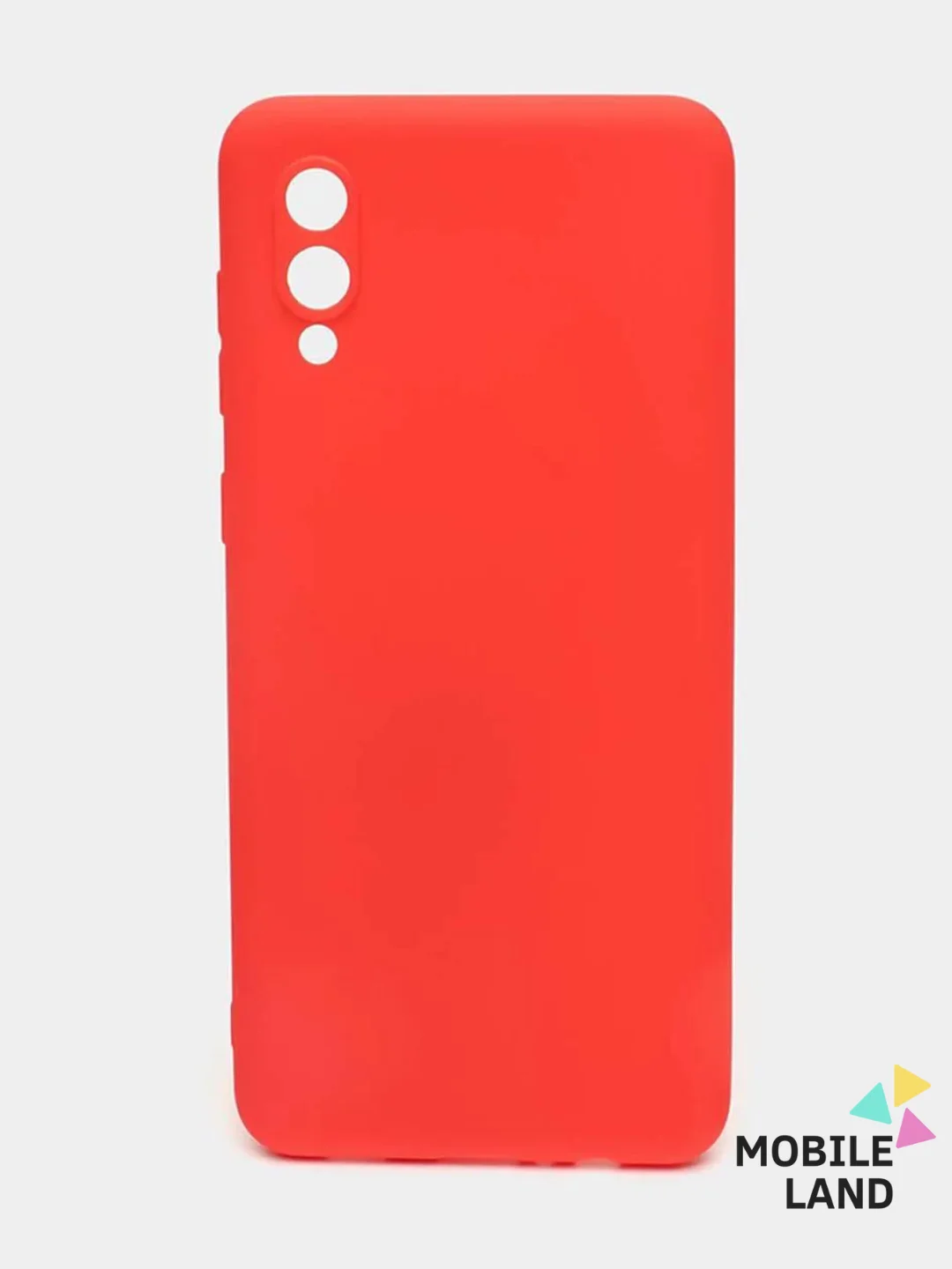 Бирюзовый чехол силиконовый на Samsung Galaxy A02