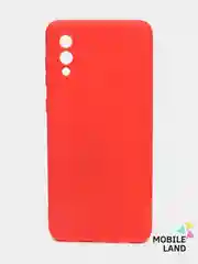 Бирюзовый чехол силиконовый на Samsung Galaxy A02