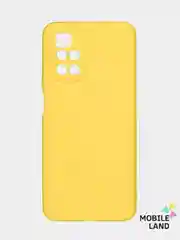 Серый меланж чехол для Redmi 10, силиконовый, с поверхностью soft touch