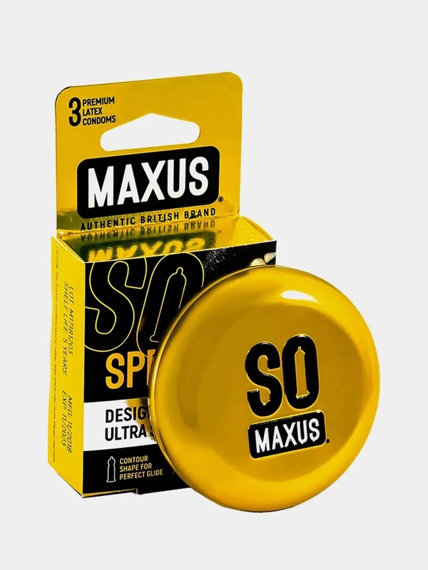 Презервативы точечно-ребристые MAXUS Special №3