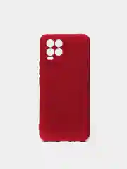 Чехол для Realme 8 / 8 Pro c защитой камеры и бархатом внутри