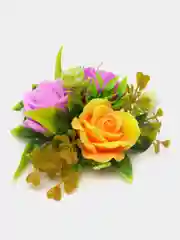Белый букет из мыла, в куполе, подарок на 8 марта