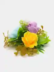 Аметистовый букет из мыла, в куполе, подарок на 8 марта