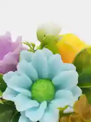 Аметистовый букет из мыла, в куполе, подарок на 8 марта