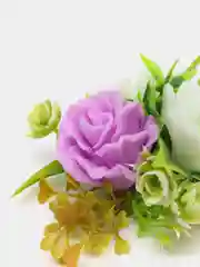 Бежевый меланж букет из мыла, в куполе, подарок на 8 марта