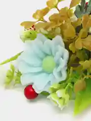 Голубой букет из мыла, в куполе, подарок на 8 марта
