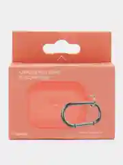 Манго силиконовый чехол для наушников AirPods Pro с карабином