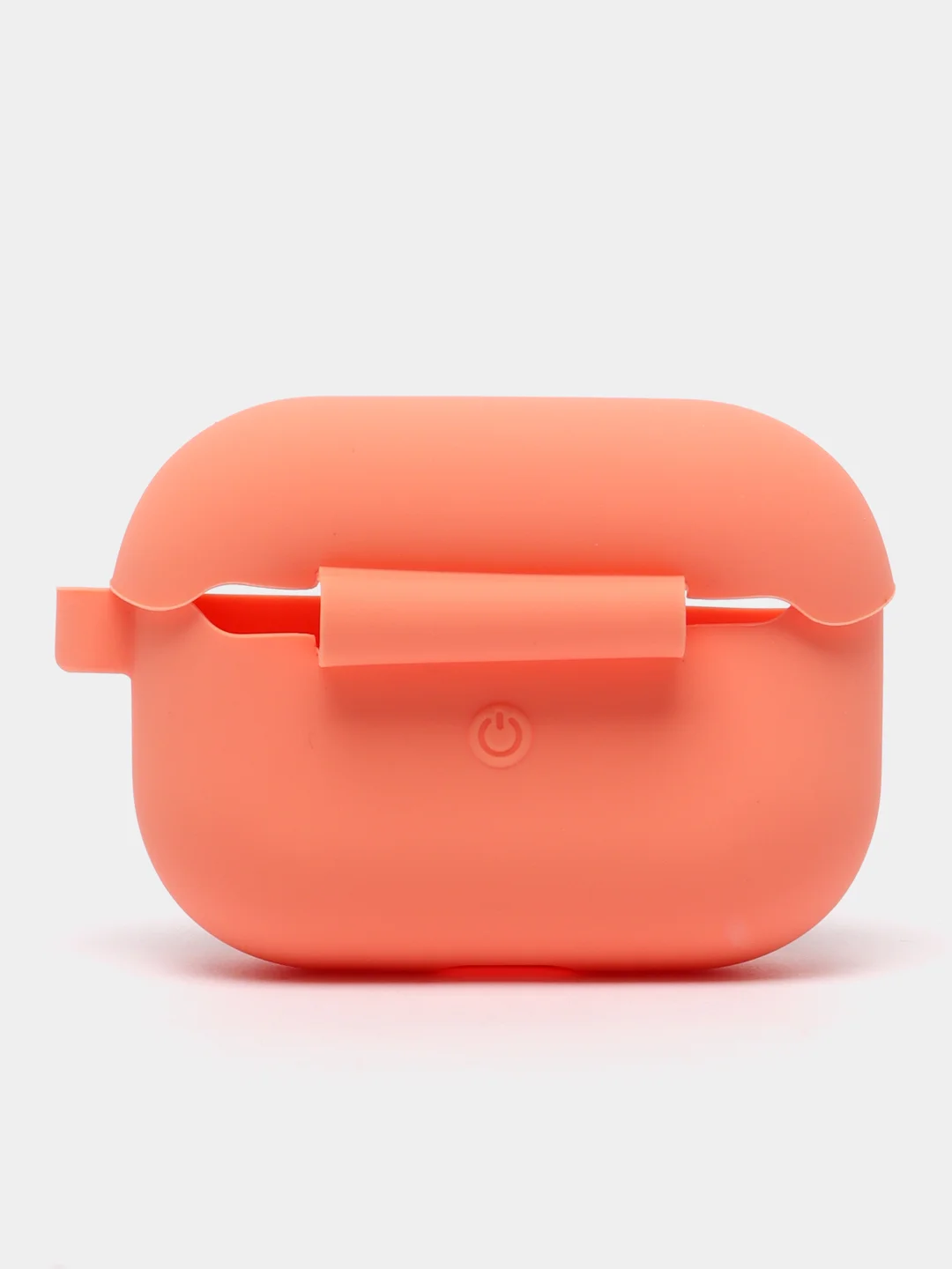 Манго силиконовый чехол для наушников AirPods Pro с карабином