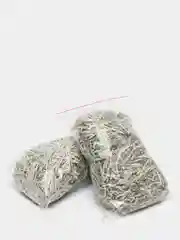 Серый металлик наполнитель бумажный для коробок, стружка "Цветная бумага"
