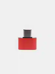 Красный otg переходник Type-C на USB, OTG, металлический корпус