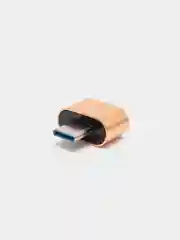 Золотой otg переходник Type-C на USB, OTG, металлический корпус