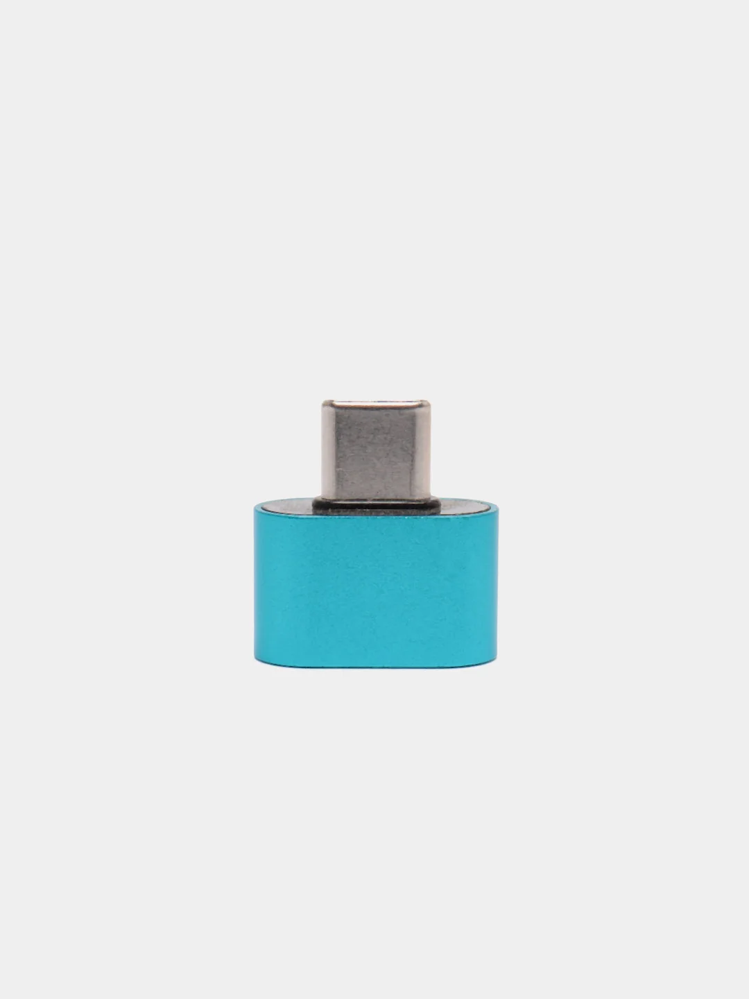 Синий otg переходник Type-C на USB, OTG, металлический корпус
