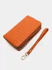 Оранжевый кошелек женский